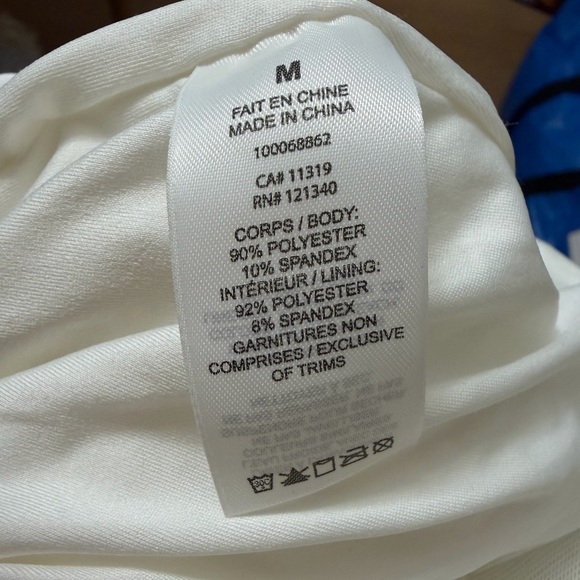 NEW Garage Morgan White Ruched Mesh Mini Dress Cami Bodycon Size M - Picture 9 of 9